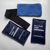 2-Pack Reusable Gel Ice Packs with Soft Cover – Hot & Cold Therapy