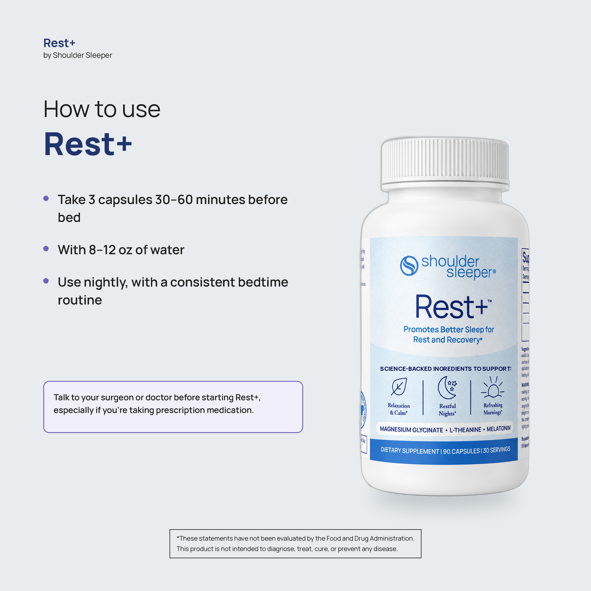 Rest+ ( Sleep Supplement )